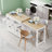 74.5 Inch Rolling Kitchen Island with Extendable Dining Table, Ample Storage, and Lockable Wheels for Flexible Use.-1551706400