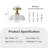 Modern 1-Light Polished Brass Flush Mount Ceiling Light with Glass Shade