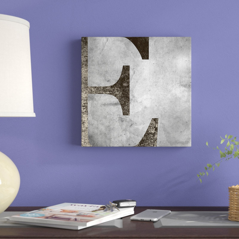 « the type sapins », art textuel sur toile, E, H 12 po x l 12 po x P 1,5 po