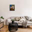 «Cat Confidence Self Portrait Grain Floater», art mural sur toile par Lucia Heffernan pwp-184-1273134483-1264875658