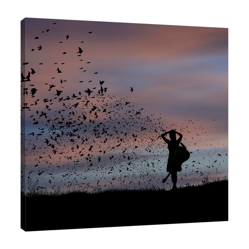 Inspiration Takes Flight by Dominic Liam - Wrapped Canvas Print, 30cm H x 30cm W x 4cm D