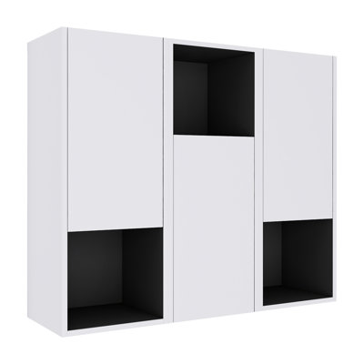 Floating Wall-Mounted Bathroom Storage Cabinet With Shelf And Door
