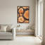 Art mural sur toile en bois naturel brun et gris-215272389
