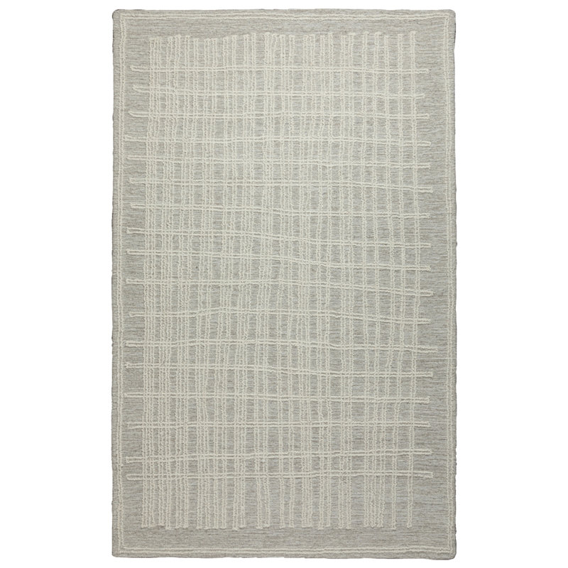 Tapis ivoire et laine naturelle Amari