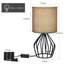 Lampe de table noire 14,6 po Dauson-1966183737-1892386321-1966183741