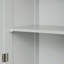 Grande armoire de rangement pour salle de bain, armoire de rangement autoportante avec deux tiroirs de taille différente et tablette réglable-1166308802-1158251773