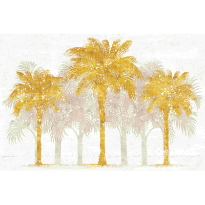 «Palm Coast I» par Sue Schlabach - peinture sur toile tendue
