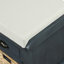 Storage Bench With 3 Drawers And 3 Rattan Baskets, Shoe Bench-1670876110