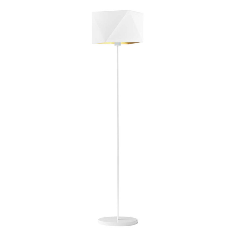 Fitzgibbon 160cm Traditional Floor Lamp, White, White