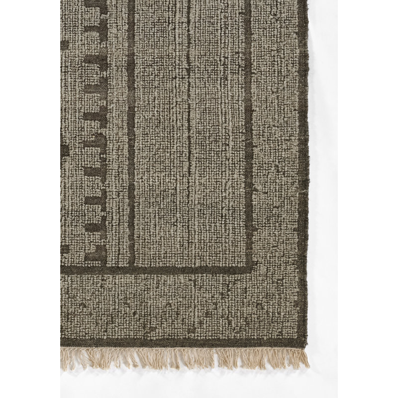 Bristol Oriental Area Rug in Gray/Brown, Rectangle 2' x 3'