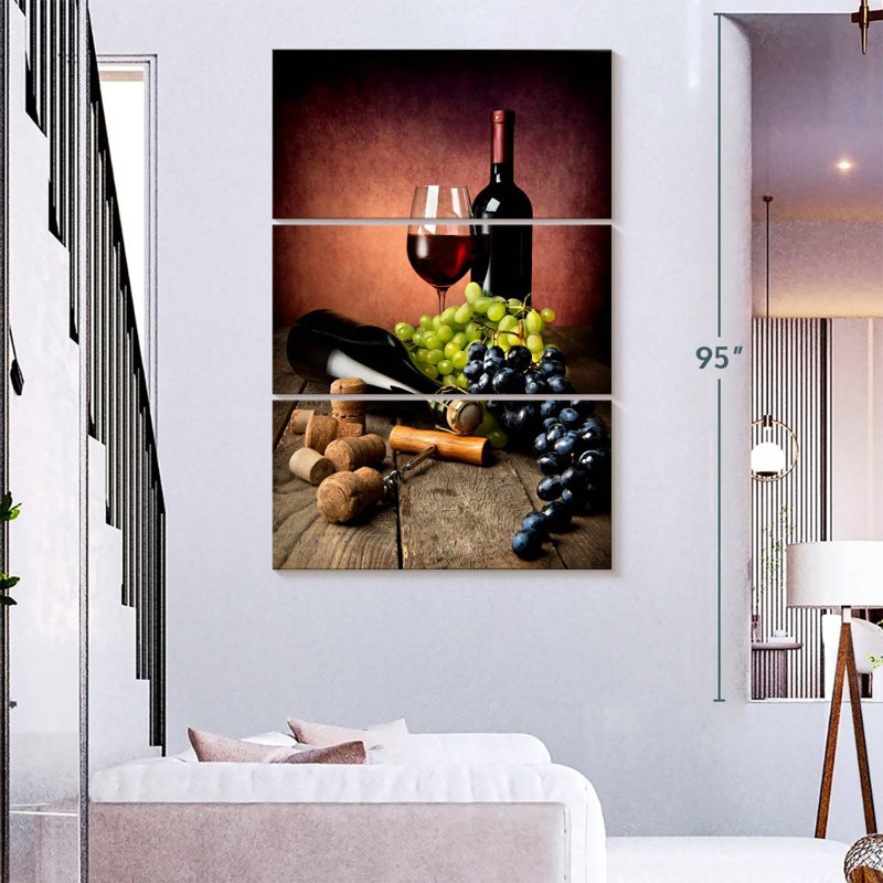 Yarlin Exquisite Red Wine, 74" H x 48" W