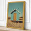 Solitary Beach Hut Coastal - Wrapped Canvas-943401018-943401019