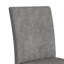 Chaise d'appoint de salle à manger Goggins avec tissu gris foncé en noyer (2 par carton)-123752762