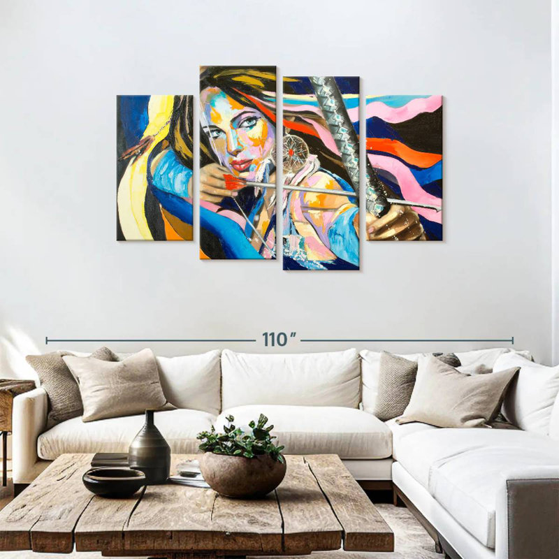 Sireci Bow And Arrow, 48" H x 75" W