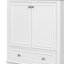 Meuble-lavabo 30 po sans lavabo, base seulement, armoire de salle de bain multifonctionnelle avec portes et tiroir, structure solide et panneau en bois aggloméré-1788849716
