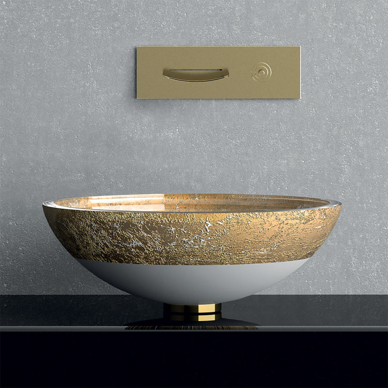 Atelier 17.2'' L Bathroom Sink, Gold