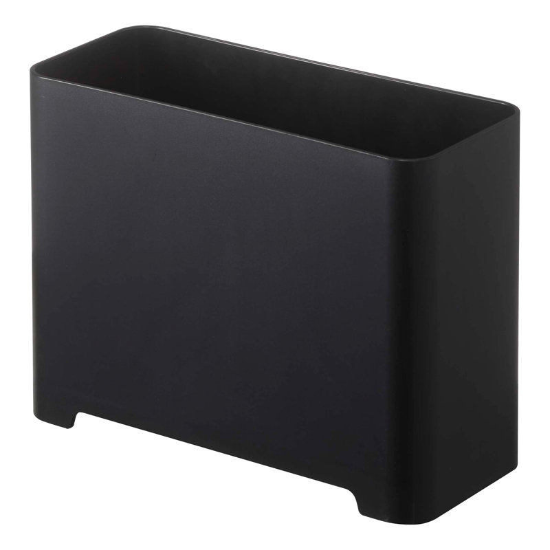 Black Self-Draining Bathroom Organizer for Kids