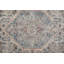 Tapis bleu / ivoire rectangulaire en polyester 4 pi x 6 pi fabriqué à la machine-97468385