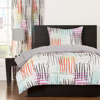 Crayola Stroke of Genius Reversible Comforter Set