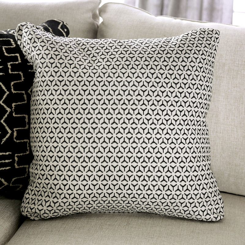 Araujo Left Hand Facing Upholstered Sectional, Beige Chenille