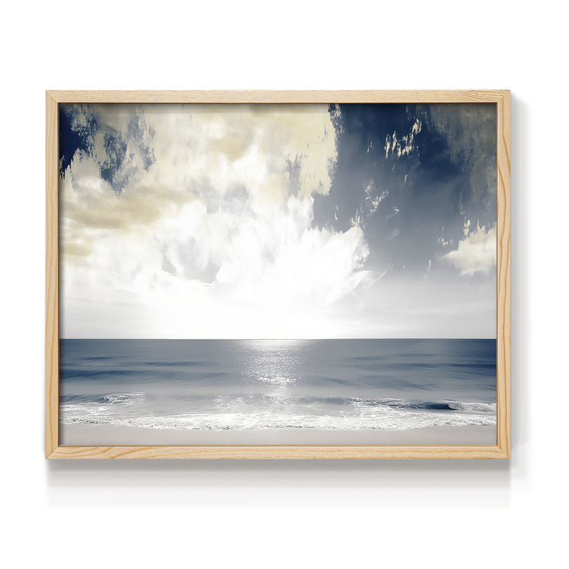 Nautical Series-LXVII - Reproduction encadrée - Restickable, H 22 po x l 28 po, Naturel