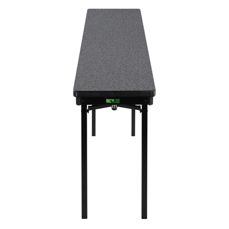 Table pliante Max Seating, L 96 po, Gris anthracite