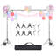 Support de fond de studio photo réglable de 2,6 x 3 m, kit portable avec 2 trépieds, support robuste pour écran de projection, idéal pour studio photo/vidéo et fêtes, notamment les mariages.