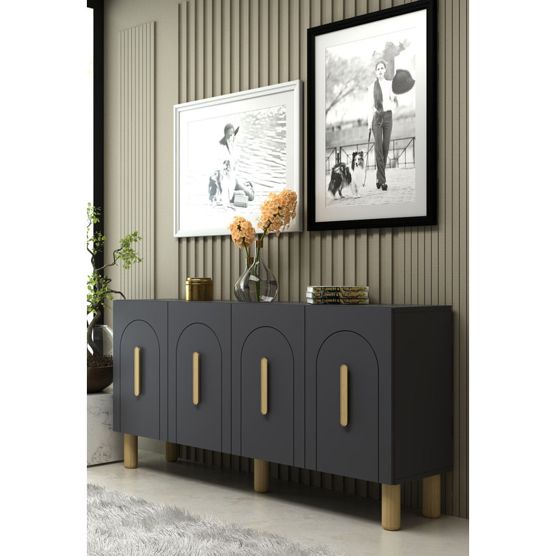 Console, Noir et or