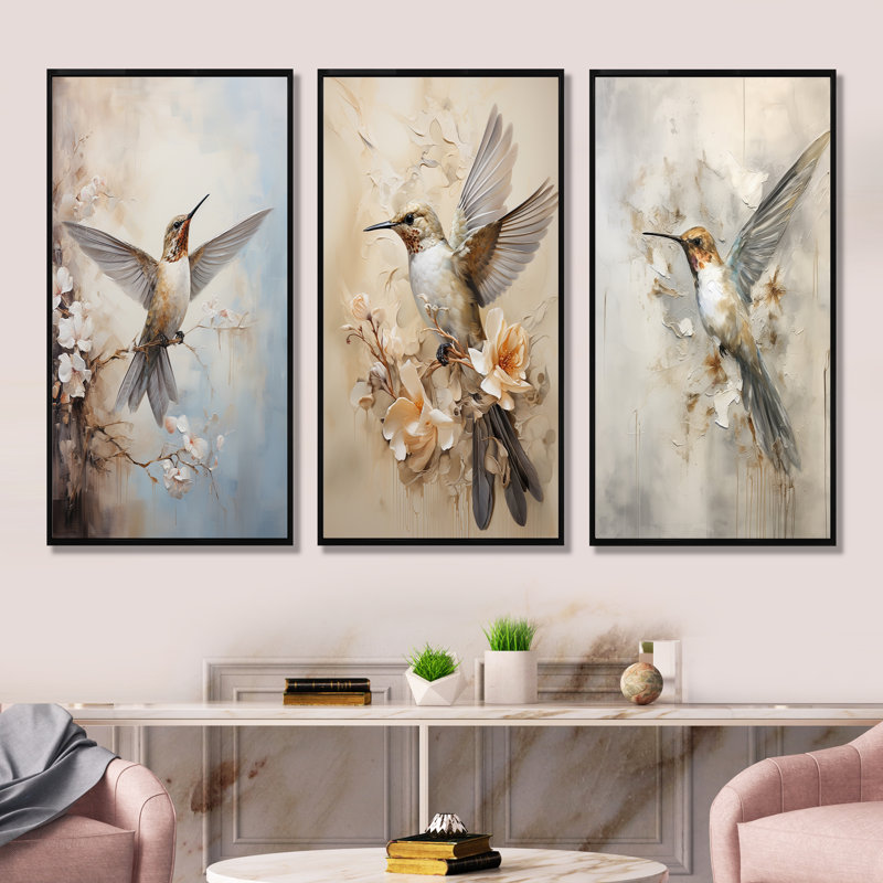 Ensemble de salon flottant Colibri - Colibri, H 28 po x l 36 po, Cadre flottant noir