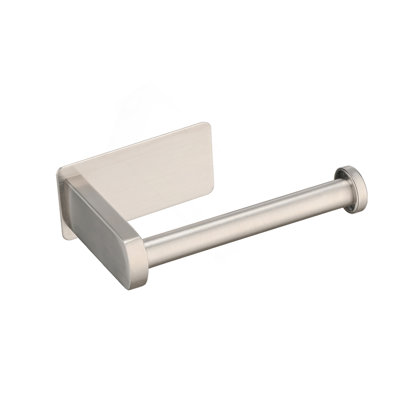 Toilet Paper Holder Self Adhesive, Stainless Steel Rustproof Adhesive Toilet Roll Holder No Drilling