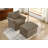 Amos 37.5" Chenille Upholstered Armchair with OT – Cozy 2-Piece Living Room Set-407731503