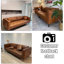 Causeuse-coussin modulaire en cuir véritable brun-1019174942-1019174940
