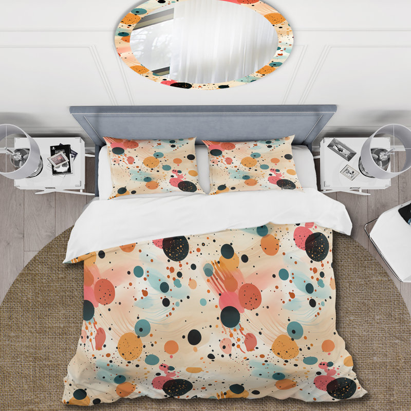 Ensemble de housse de couette Bohème Vibes, Housse de couette pour très grand lit et 2 très