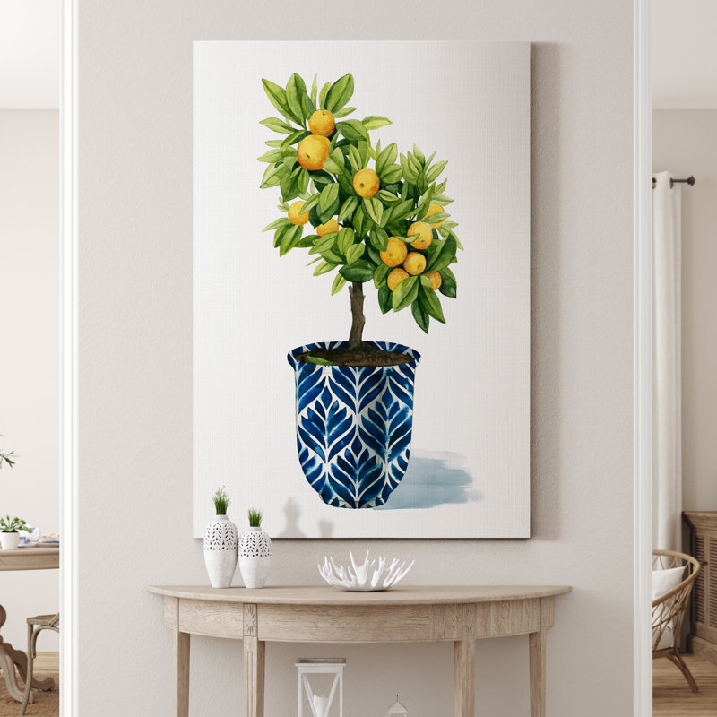 « Fruit Tree I », reproduction d’art sur toile tendue, H 48 po x l 32 po x P 1 po