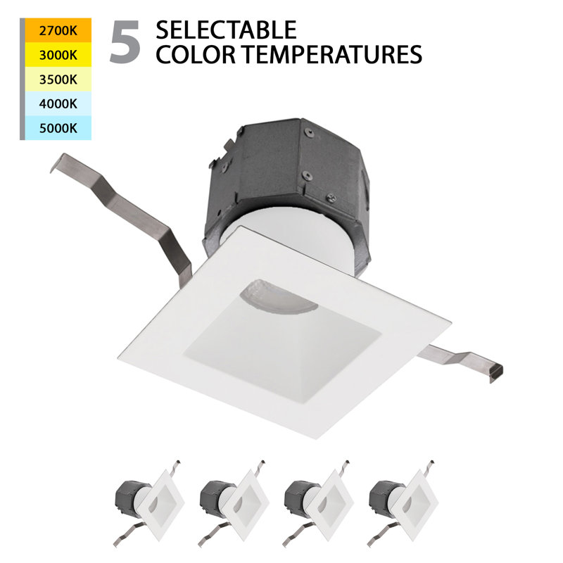 Ensemble d'éclairage encastré à DEL Pop-in 4 "