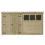 Shiplap Pent Wooden Shed-122082409