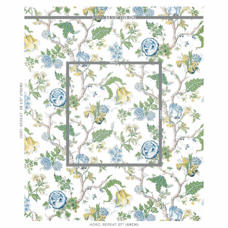 Josephine Fabric, Blue