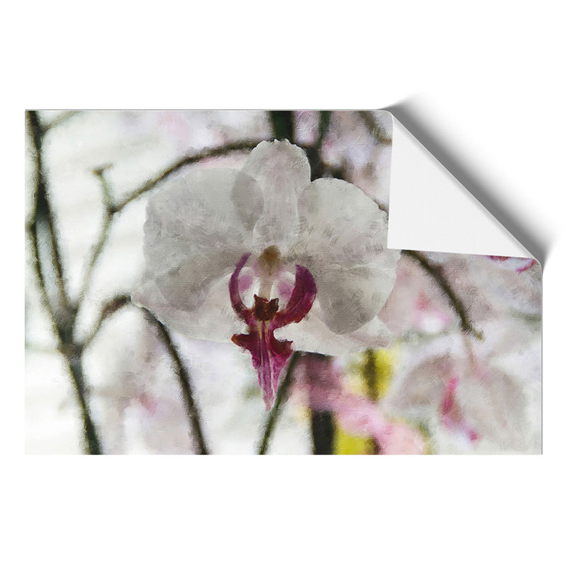Orchid Flowers Painting - Frameless Print, 42cm H x 59cm W x 0.1cm D
