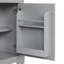 Meuble-lavabo de salle de bain durable avec lavabo, porte à fermeture douce et grand espace de rangement pour les salles de bain modernes-121449962