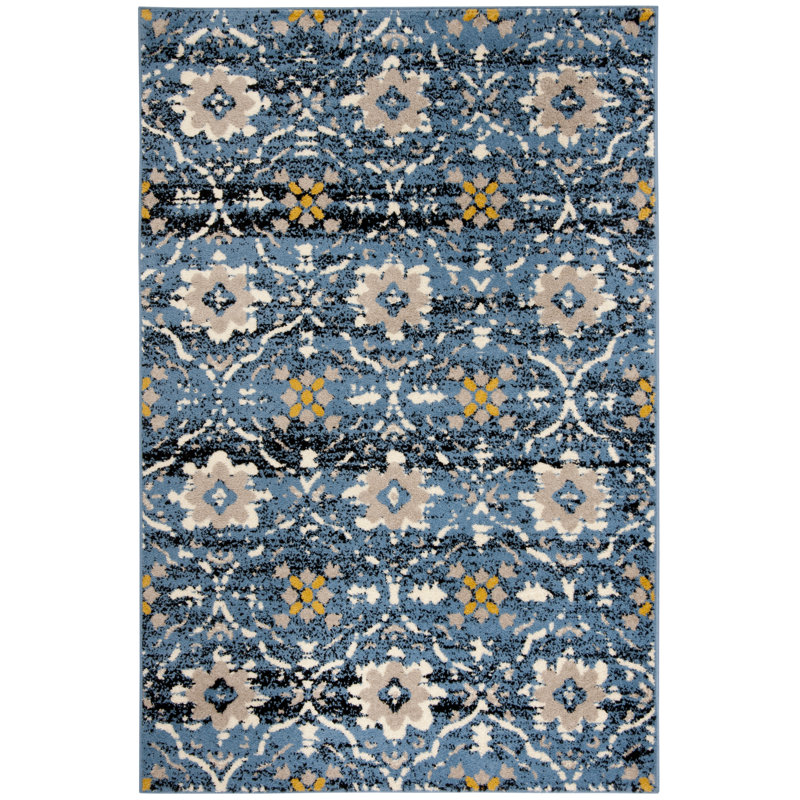 Dalrymple Performance Oriental Rug, Rectangle 4' x 6'