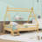House Bed with Stairs and Roof-335136579-335136581