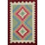 Tapis turc géométrique Kilim 6 x 9