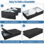 Ensemble de rangement en tissu sous le lit-93923740-93835942