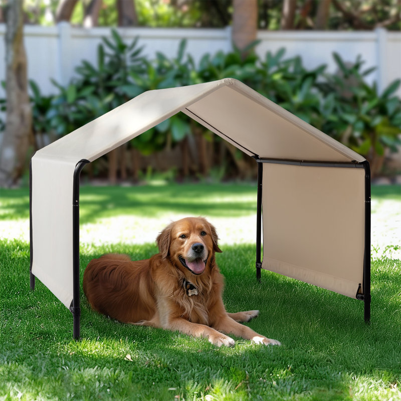 Protection contre les rayons UV de l'auvent pour animaux Faydene, Blanc