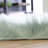 Diller Teal Faux Fur Machine Washable Shag Fluffy Area Rug-73268877