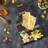 Ambesonne Cinco de Mayo Tempered Glass Cutting Board Vertical Lines Design Multicolor