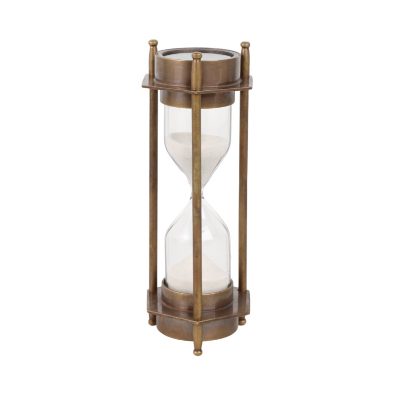 5" Hayes Brass Hourglass