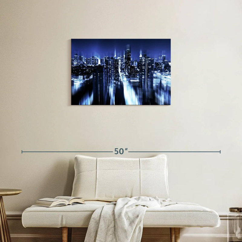 Rorry Blue Night Manhattan, 20" H x 30" W