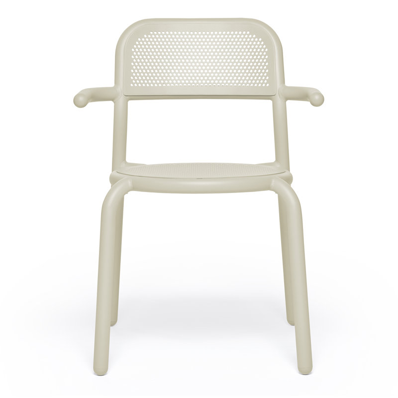 Toní Stacking Patio Dining Armchair, Desert