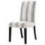 Chaise d'appoint de salle à manger rembourrée Herran beige